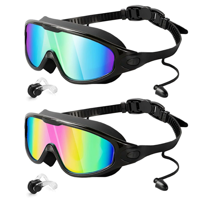Gafas de Natación Grandes Antiniebla e Impermeables