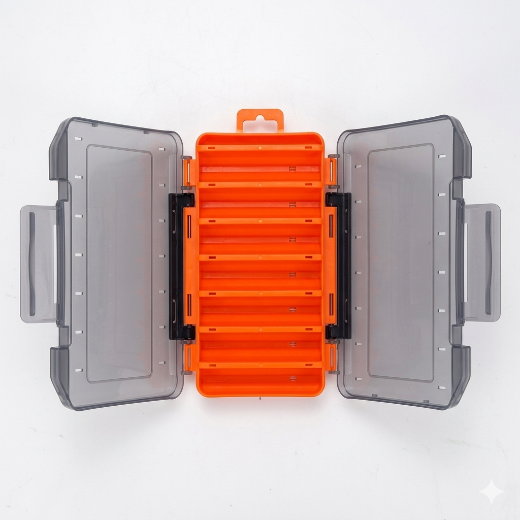 Caja de Pesca Doble Cara Duradera