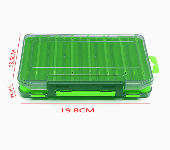 Caja de Pesca Doble Cara Duradera