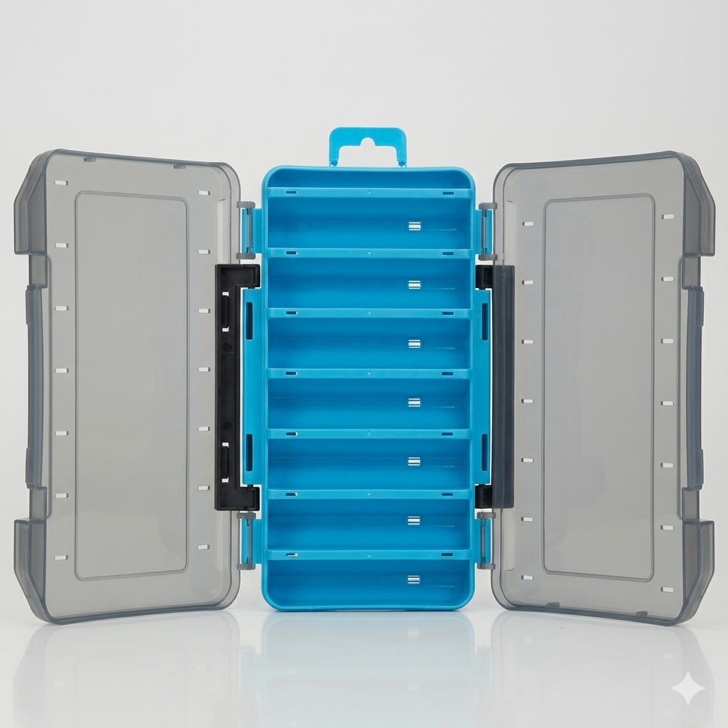 Caja de Pesca Doble Cara Duradera